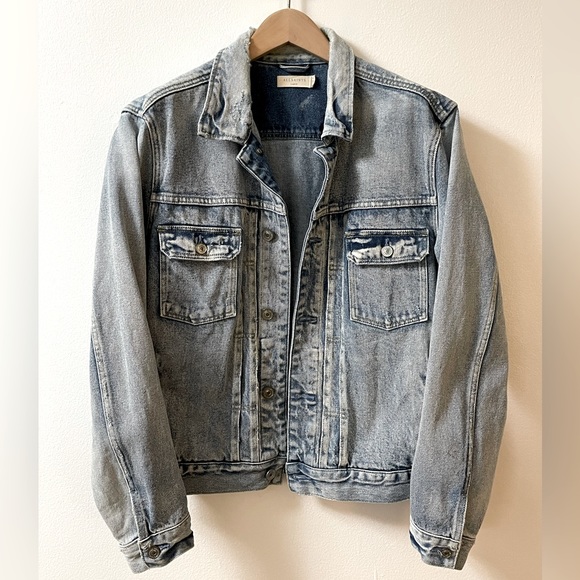 All Saints Other - AllSaints Imoku Denim Jacket (retro acid wash style)